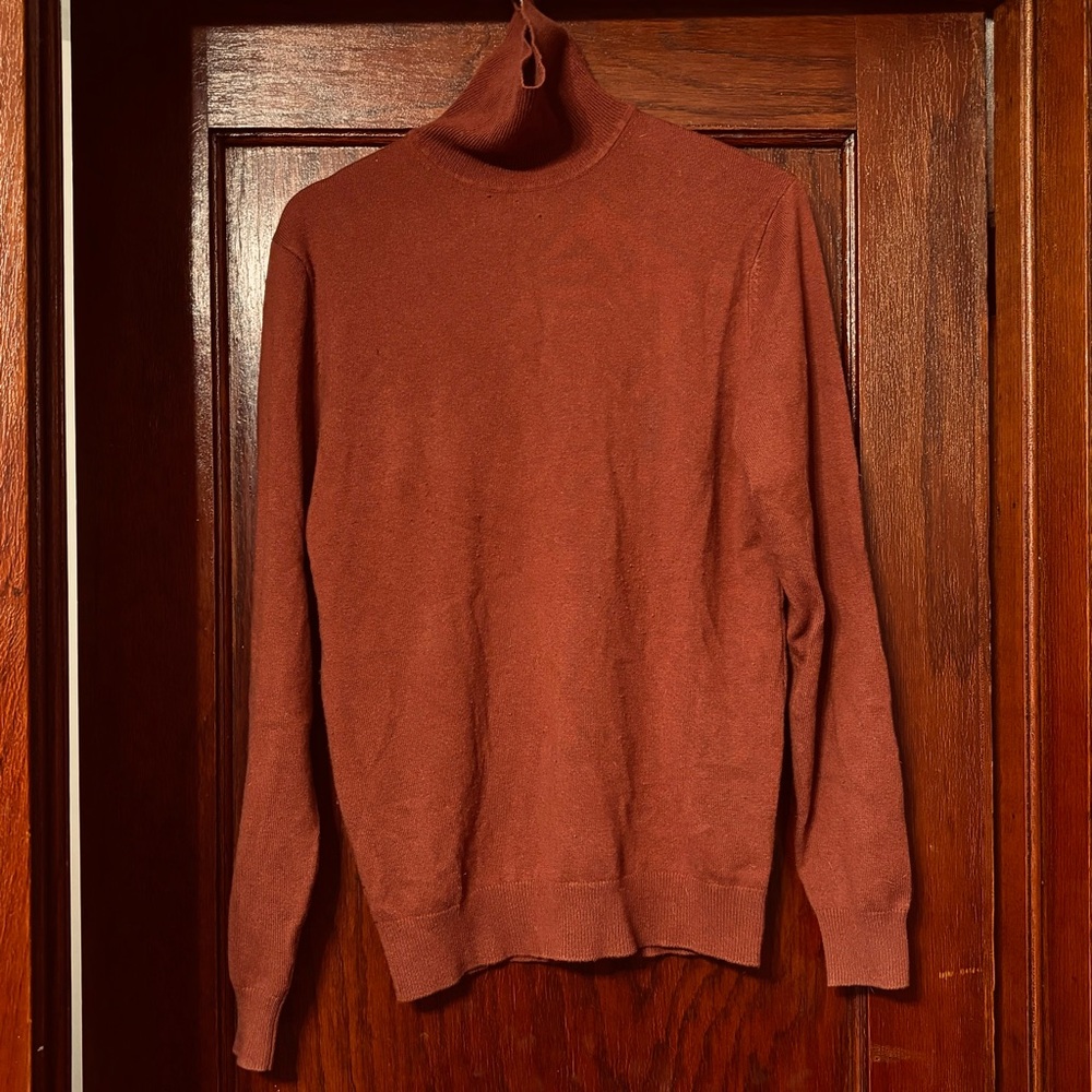 SuitSupply Red Turtleneck